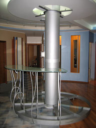 Forged bar counter
