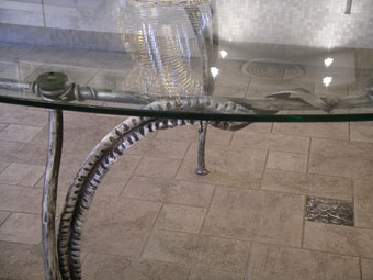 Forged table