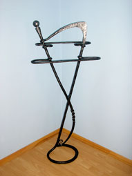 Forged stand for clothes