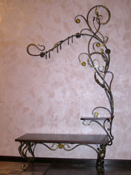 Cintre forge pour le hall