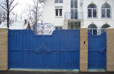Grilles en fer forg automatique