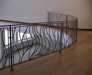 Forged balcony fence