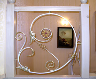 Balustrade de escaliers forg
