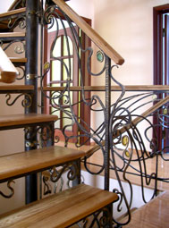 Escalier forgé